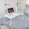 Honey Can Do White Marble Collapsible Folding Lap Desk